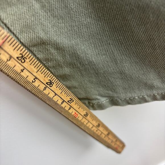 Zara Wide Leg Jeans Green 4 - Picture 8 of 8